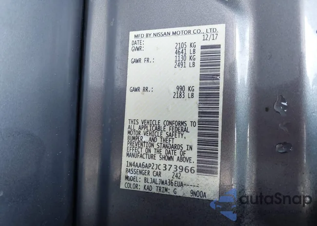 1N4AA6AP2JC373966: 44186143