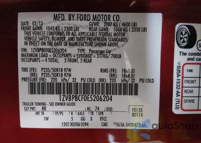 1ZVBP8CF0E5206204: 44186144