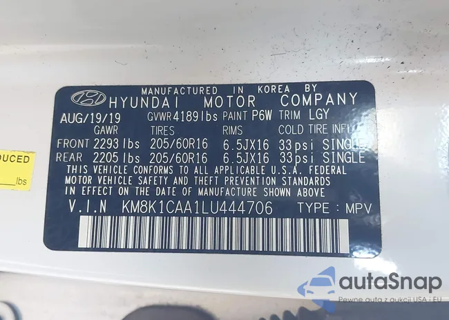 KM8K1CAA1LU444706: 44186187