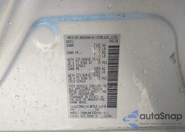 5N1AT2MV2JC802509: 44186291