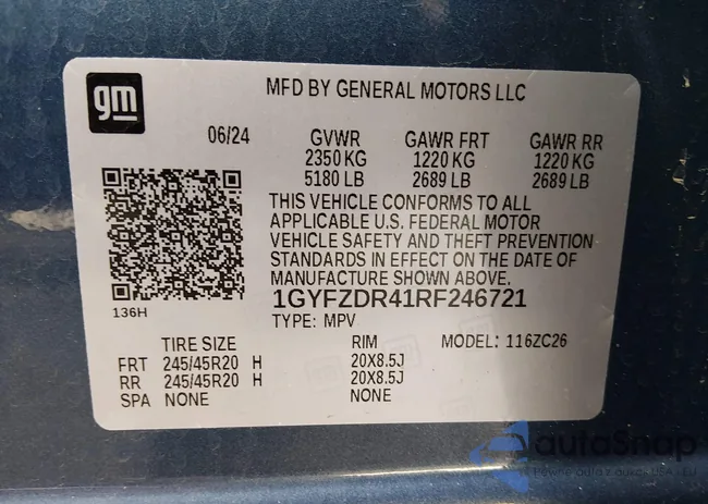 1GYFZDR41RF246721: 44186394