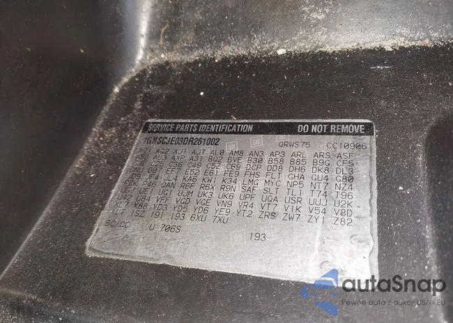 1GNSCJE03DR261002: 44187594