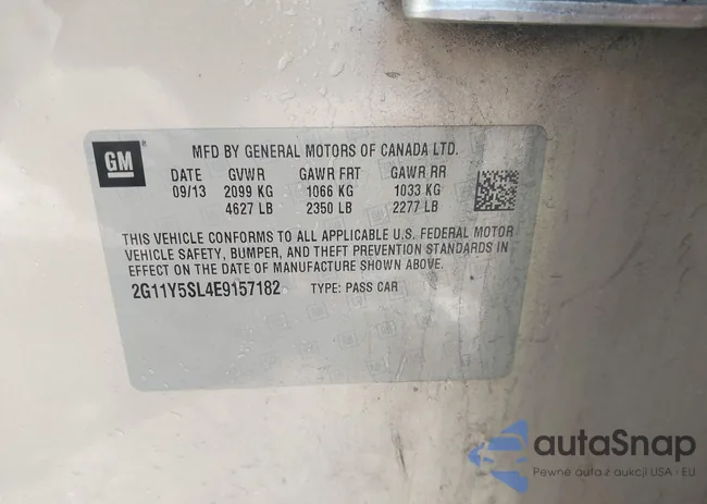 2G11Y5SL4E9157182: 44187608