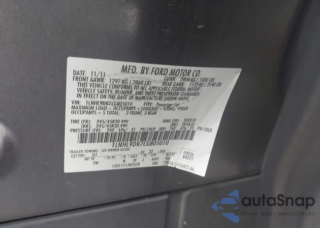 1LNHL9DR7CG805010: 44187622