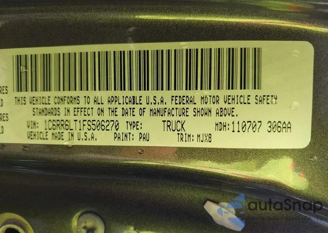 1C6RR6LT1FS506270: 44187637