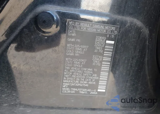 KNMAT2MT3GP627546: 44187650