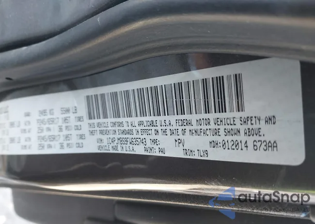 1C4PJMBS9FW635743: 44187666