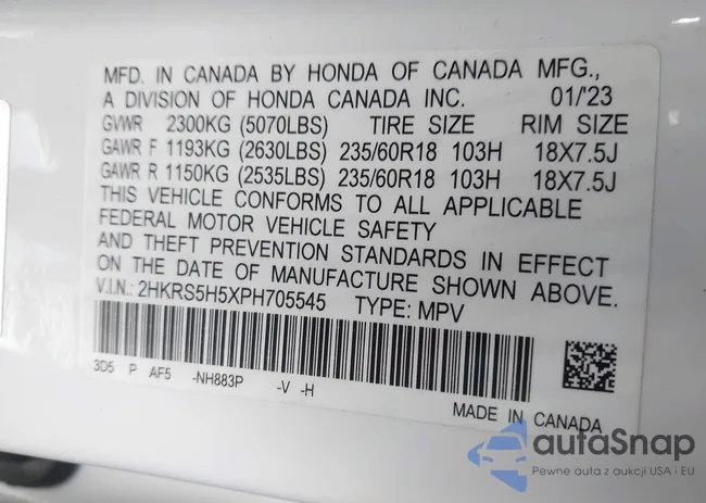 2HKRS5H5XPH705545: 44187680