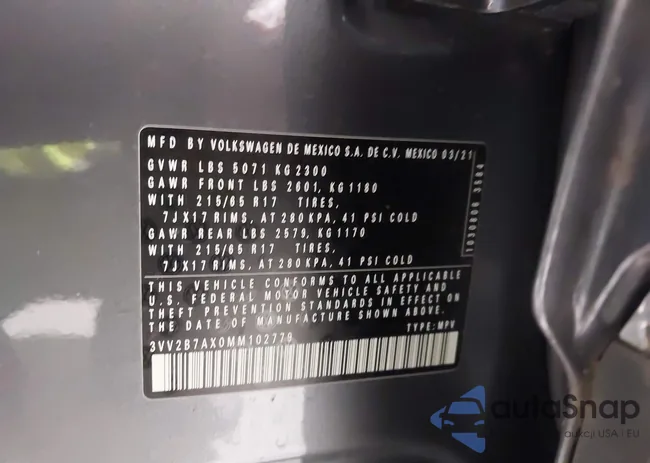 3VV2B7AX0MM102779: 44187773