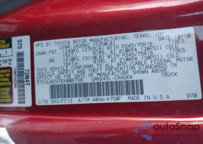 5TFUU4EN7BX006728: 44187883