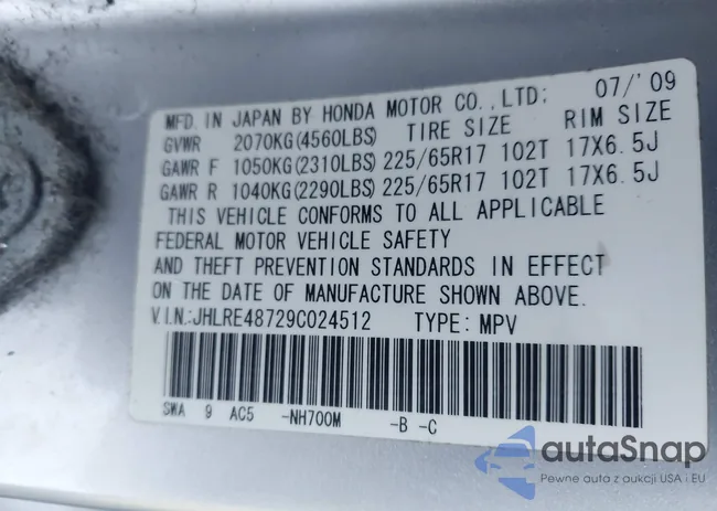 JHLRE48729C024512: 44187943