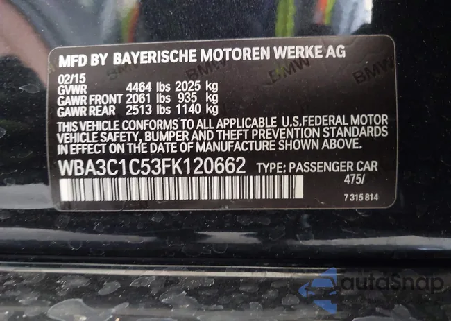 WBA3C1C53FK120662: 44187028