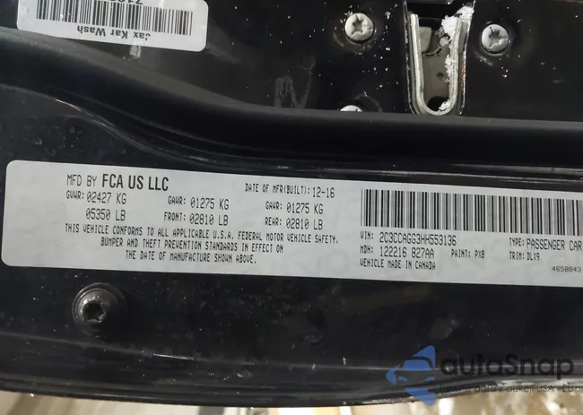 2C3CCAGG3HH553136: 44187100