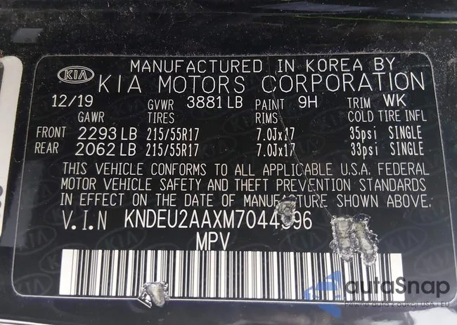 KNDEU2AAXM7044596: 44187136