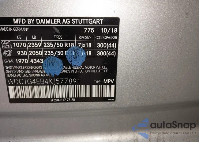 WDCTG4EB4KJ577891: 44187170