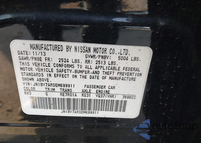 JN1BV7AR0EM699911: 44187215