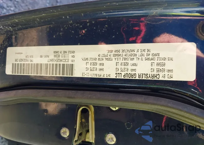 2C3CCARG2EH160477: 44187226