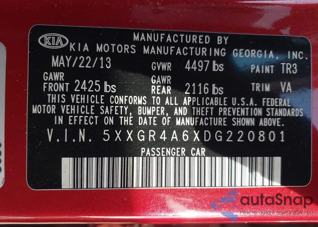 5XXGR4A6XDG220801: 44188424