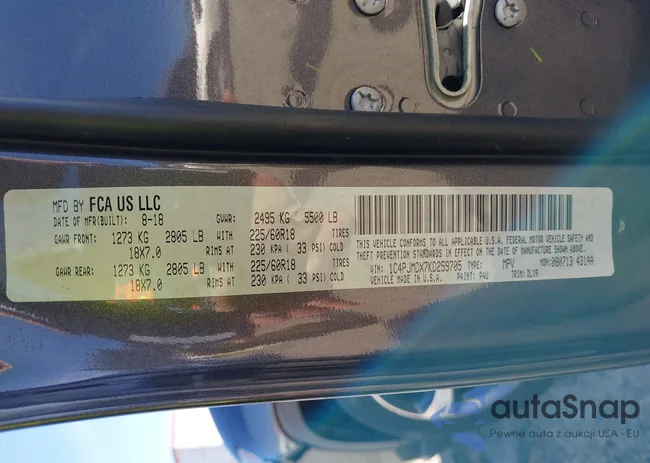 1C4PJMDX7KD259705: 44188436