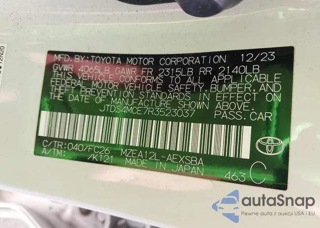 JTDS4MCE7R3523037: 44188794