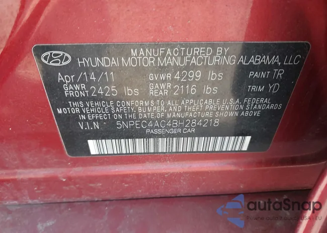 5NPEC4AC4BH284218: 44188809