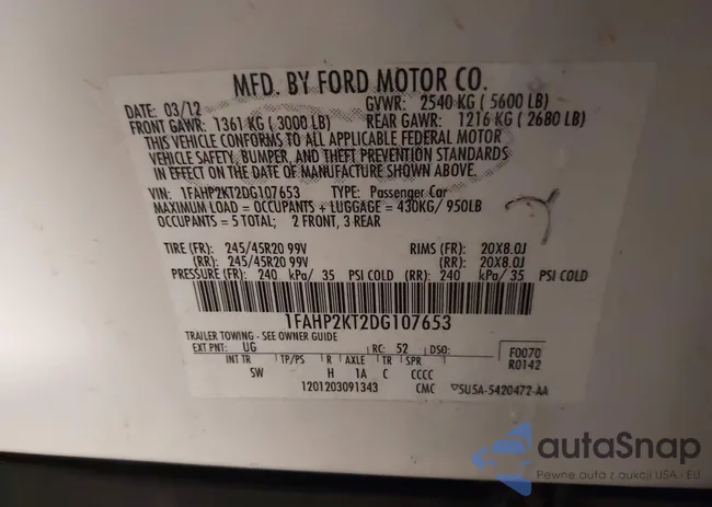 1FAHP2KT2DG107653: 44188864