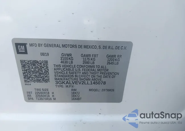 3GKALVEV2LL145078: 44188884