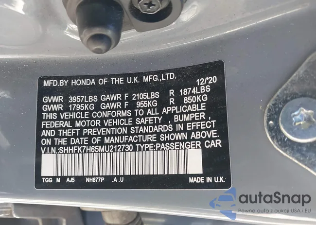 SHHFK7H65MU212730: 44188010