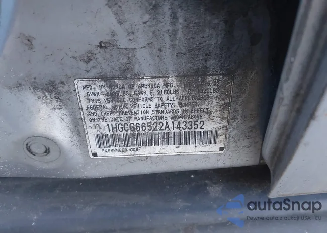 1HGCG66522A143352: 44188066