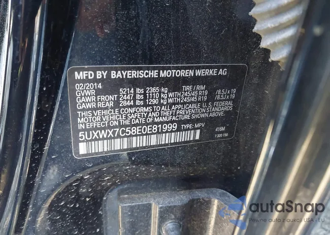 5UXWX7C58E0E81999: 44188157