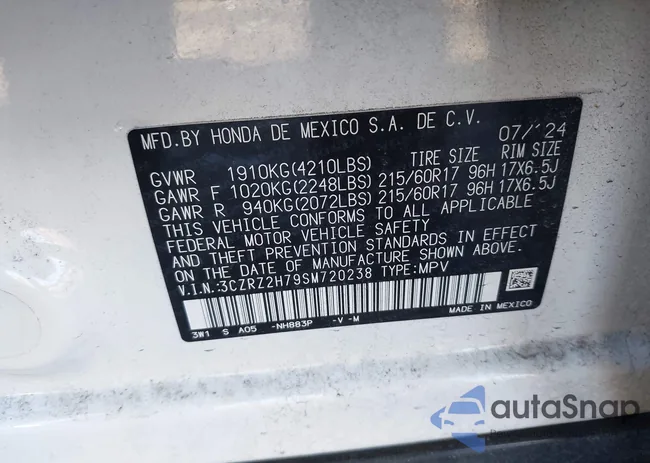 3CZRZ2H79SM720238: 44188176