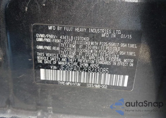 JF2GPADC2F8233085: 44188318