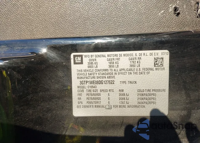 3GTP1WE08DG127622: 44189410