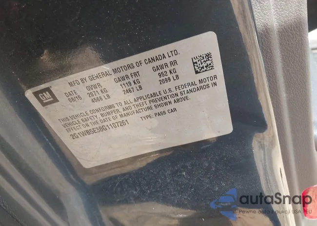 2G1WB5E38G1107261: 44189419