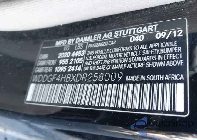 WDDGF4HBXDR258009: 44189463