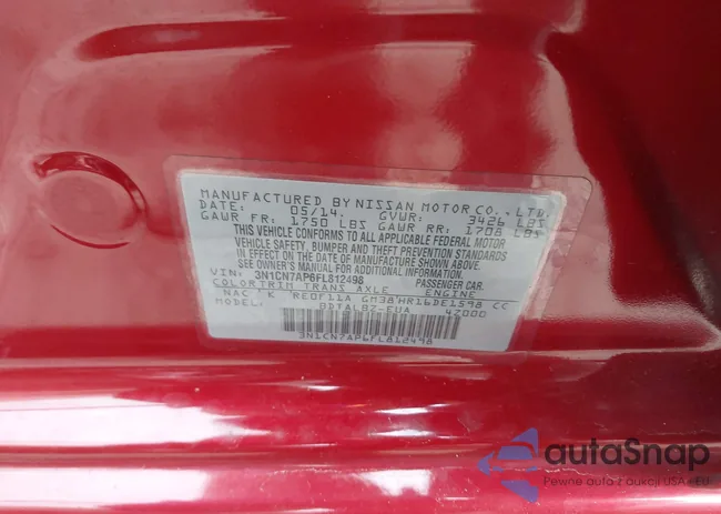 3N1CN7AP6FL812498: 44189507