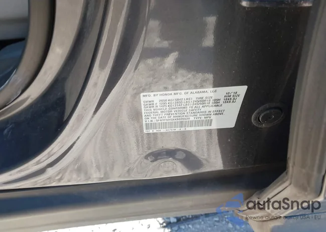 5FNYF6H5XKB035539: 44189525