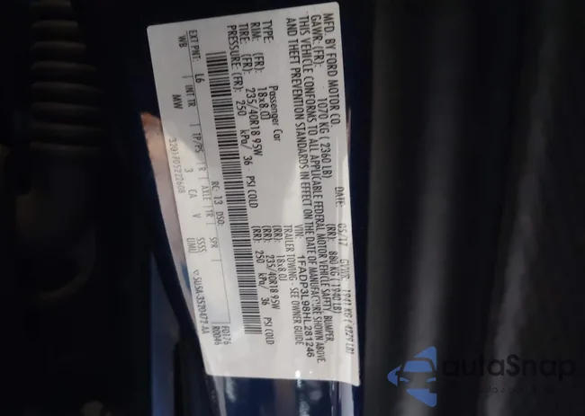 1FADP3L98HL281246: 44189740