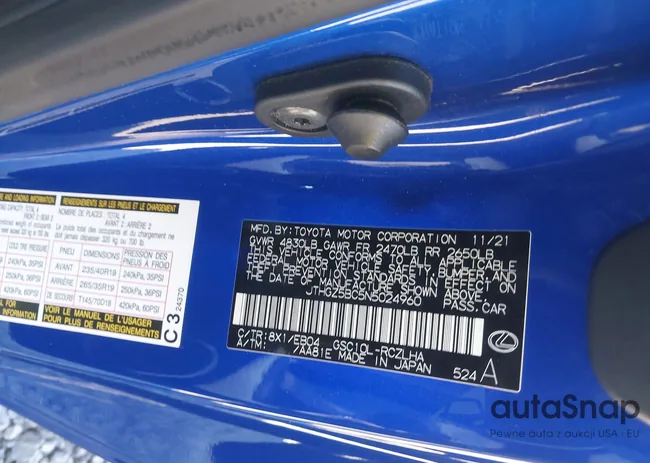 JTHGZ5BC5N5024960: 44189775