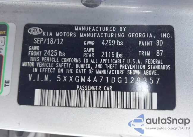 5XXGM4A71DG129357: 44189833