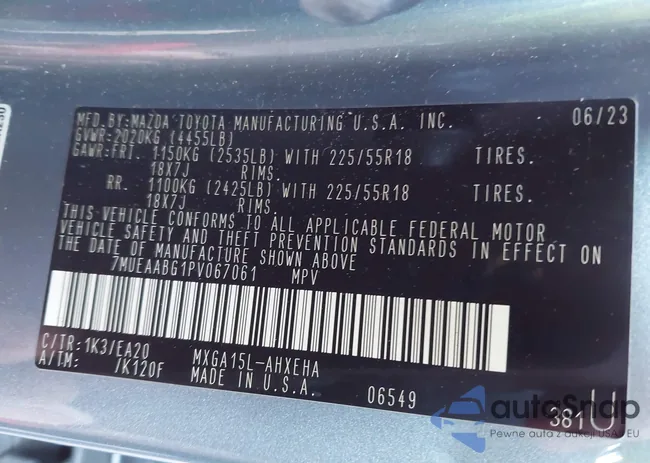 7MUEAABG1PV067061: 44189836