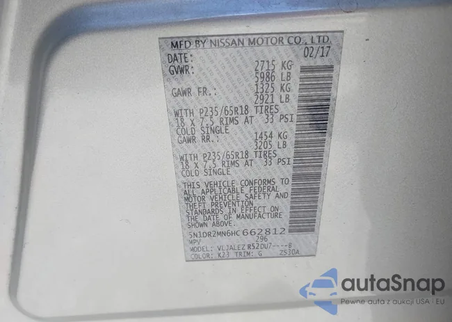 5N1DR2MN6HC662812: 44189933