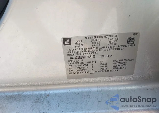 1GC1CVEG5FF656196: 44189966