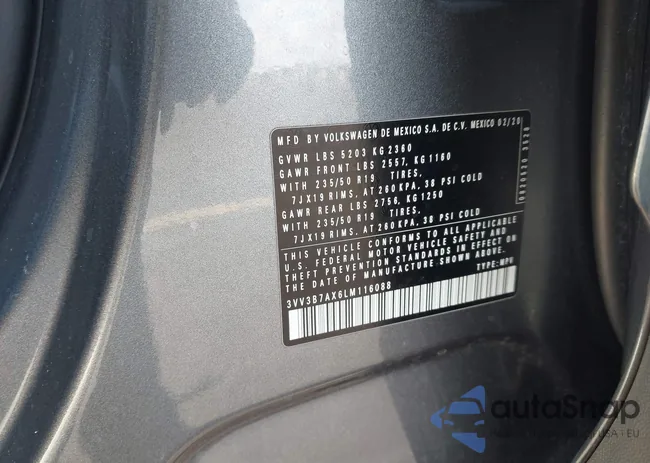 3VV3B7AX6LM116088: 44189024