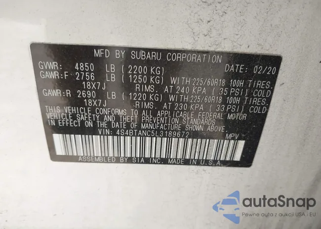 4S4BTANC5L3189672: 44189055