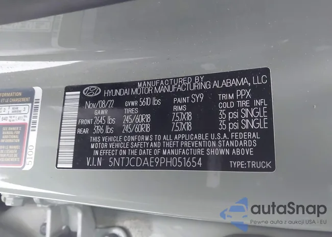 5NTJCDAE9PH051654: 44189119