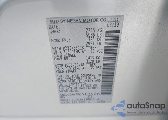 5N1DL0MN7KC563526: 44189387