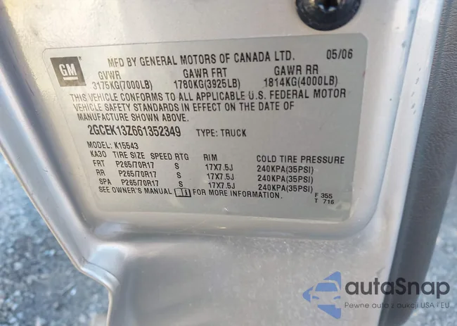 2GCEK13Z661352349: 44190512