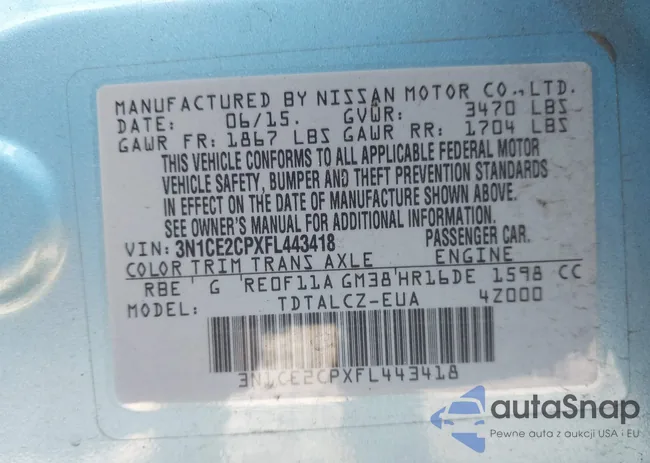 3N1CE2CPXFL44341: 44190572