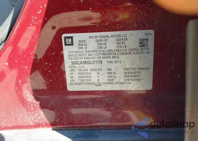 3GNCJKSB6GL277776: 44190672